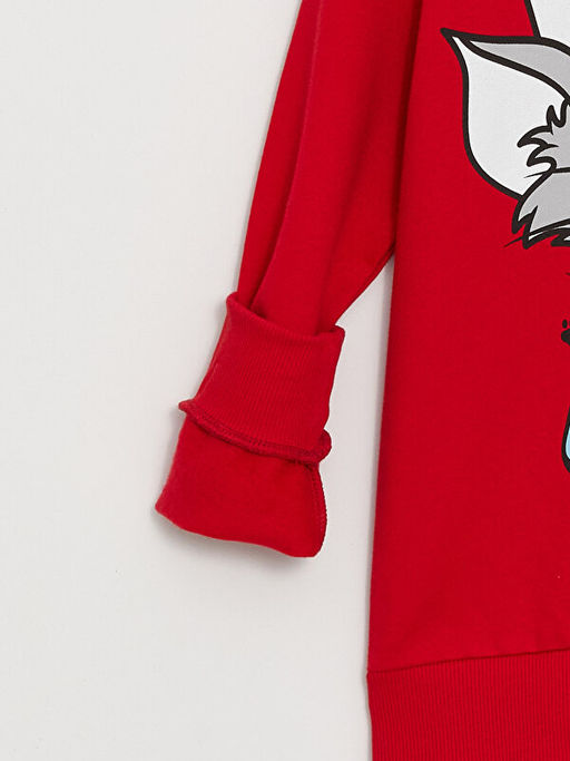 Tom ve Jerry Bask?l? Erkek ?ocuk Hoodie - Waikiki фото 3