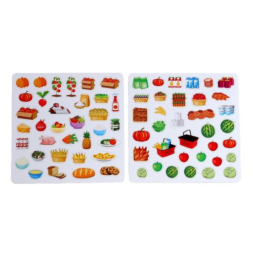 Магнитная книжка-игрушка Овощи, фрукты и прочие продукты, 8 стр. - Буква-Ленд фото 5