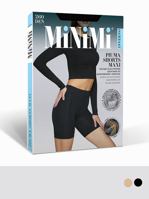 (Minimi) Piuma 260 shorts (шортики с ворсом) (чз) caramello  фото 3