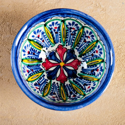 Пиала узбекская Риштанская Керамика «Узоры», 200 мл, d=11.5 см, МИКС