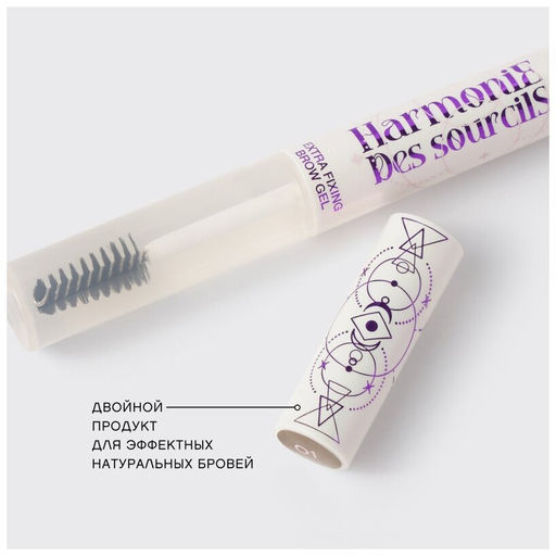 Vivienne Sabo тон 1 Гель для бровей сильной фиксации и фломастер Harmonie des sourcils  фото 3
