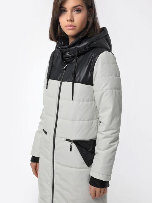 22305 Пальто дем. белый - Dizzyway фото 5