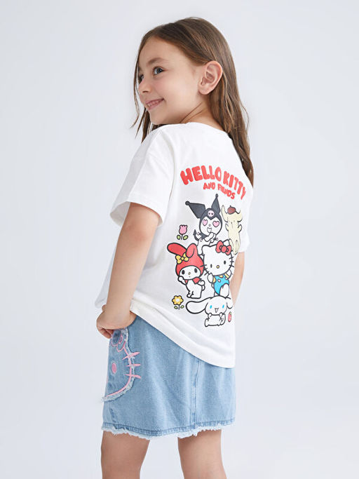 Hello Kitty Bask?l? K?z ?ocuk Ti??rt