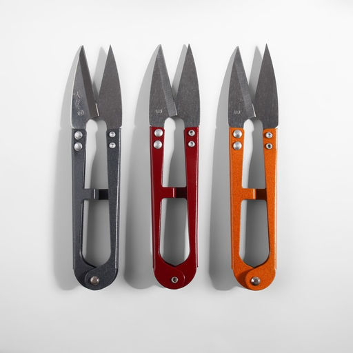 Цена за 12 шт. Ножницы для обрезки ниток, 12.5 см, МИКС