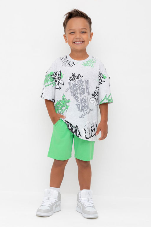 КР 400803/зеленая мята к562 шорты для мал