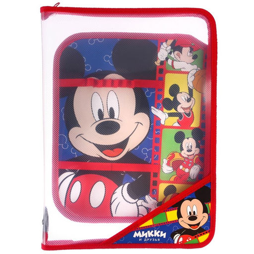 Папка пластиковая А4, на молнии, Микки Маус - Disney фото 3