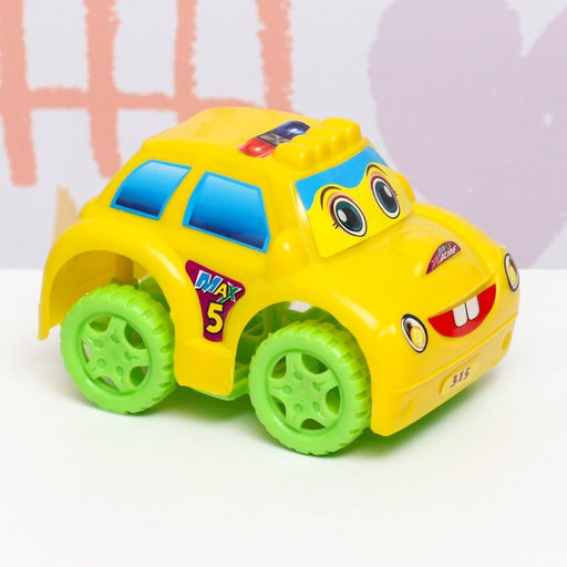 Цена за 2 шт. Машинка «Мультяшка», пластмассовая, легковая, 12×9×7 см, МИКС