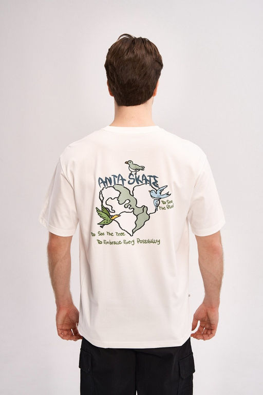 Футболка Белый ANTA SKATE SS Tee  фото 4