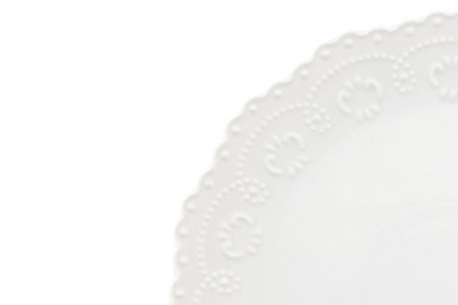 Набор тарелок 2 пр. 28*28*2,5 см "Белый узор"