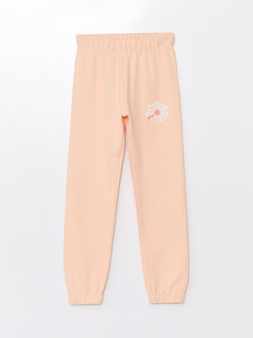 Beli Lastikli Bask?l? K?z ?ocuk Jogger E?ofman Alt?