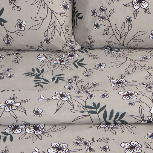 Постельное бельё 2 сп Экономь и Я Spring garden, 173х215см, 175х214см, 50х70см-2шт, микрофибра, 60г/м2  фото 2