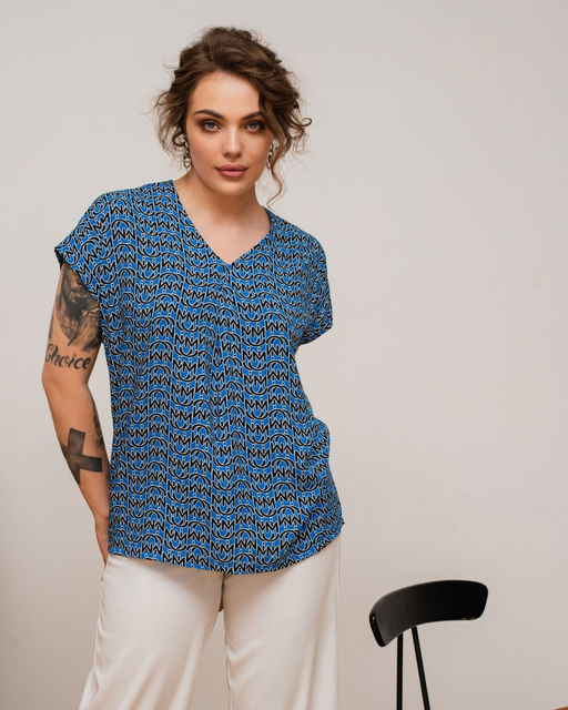 Футболка из штапеля 17.4.2 - Sahar art lab фото 2