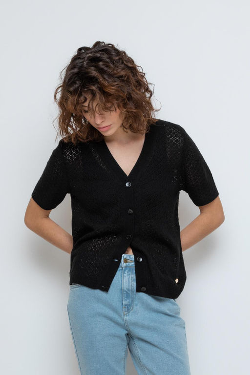 ЕВ 30143/ш/черный кардиган жен