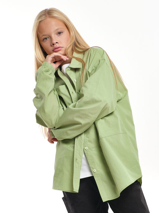 Рубашка one size для девочки UD 7997 фисташка - Mini maxi фото 10