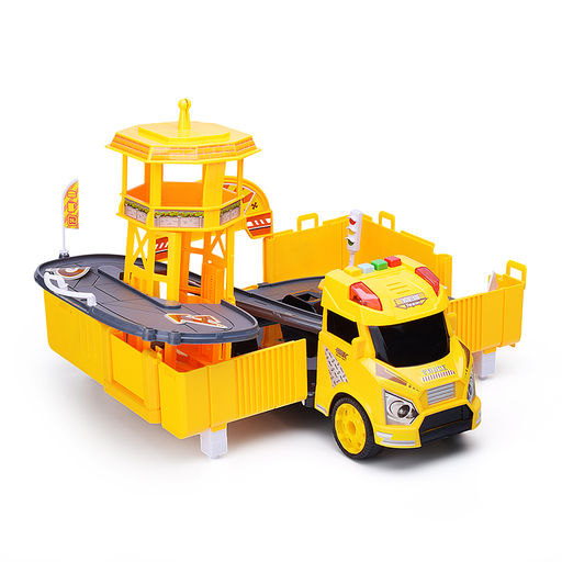 Парковка-машина "Строительная служба" в коробке