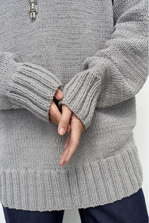 Джемпер Light Grey Hand Made - Erist store фото 4
