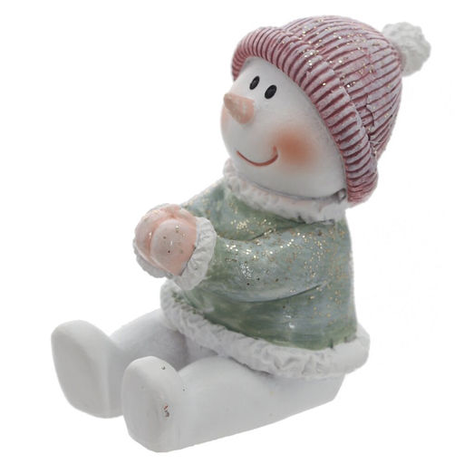 Фигурка декоративная "Снеговик", L2,5 W5 H4,5 см, 2в.