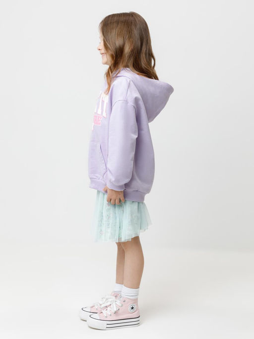 КР 302676/пастельно-лиловый джемпер (худи) для дев