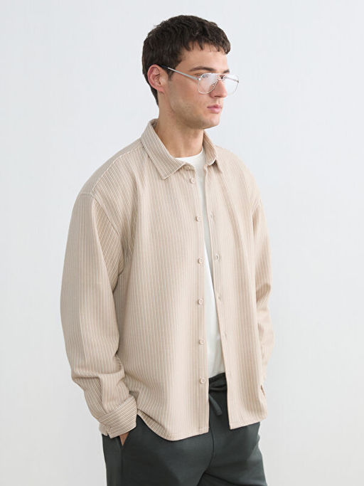 Regular Fit Dokulu Erkek G?mlek