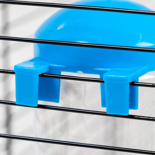 Поилка для клетки, 400 мл, 9620 см, голубая - Пижон фото 7