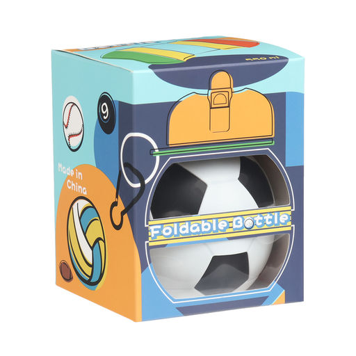 Бутылка для воды «Футбольный мяч», 550 мл, складная, 18×8.7 см