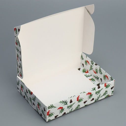 Цена за 2 шт. Коробка подарочная новогодняя складная Сказочного Нового года, 21?15?5 см