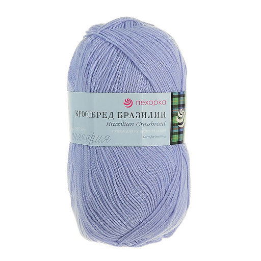 Пряжа Пехорская ПТ Кроссбред Бразилии 50% мериносовая шерсть, 50% акрил 5 шт. х 100 г 500 м  29 м
