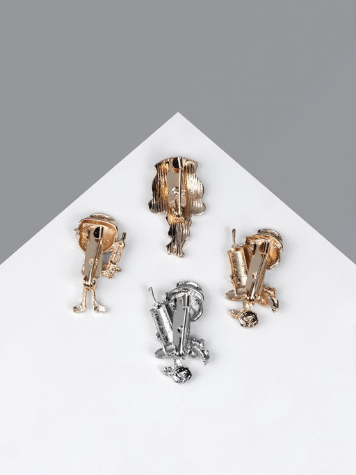 Цена за 12 шт. Брошь «Медсестричка», форма МИКС, цвет МИКС, (неделимая фасовка 12 шт., цена за шт.)