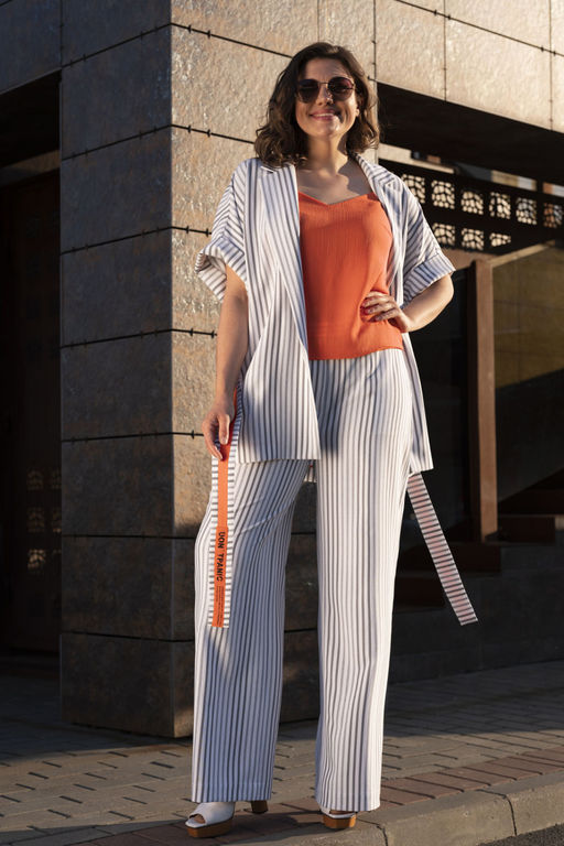 Платье Avanti 1618 серый/черный - Mira fashion фото 495
