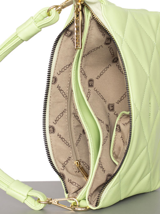 LACCOMA сумка Луиза-Ф826-мятный эко кожа хлопок