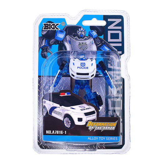 Робот "Полицейский" трансформирующийся, на листе