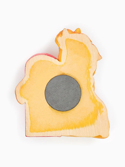 Магнит новогодний на холодильник «Лошадь с термометром», 5.5×3.8 см