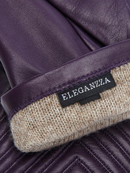 Перчатки женские 100% ш IS8570 royal purple - Eleganzza фото 8