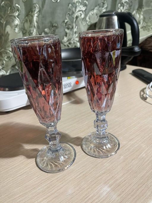 Бокал 230мл д/шамп Серебро Y4-3055 I.K (341557) /DANIKS/  фото 5