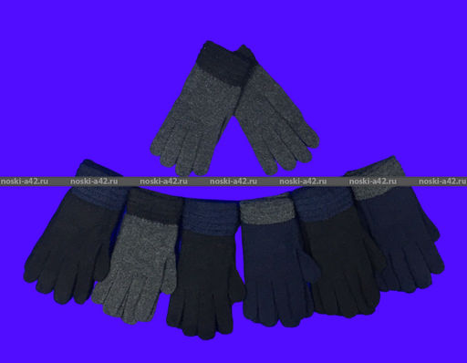 Цена за 12 шт. Фламинго перчатки с начесом женские арт. MS-2221 АССОРТИ ТЕМНОЕ (длина перчатки 19-20 см) - For you фото 2