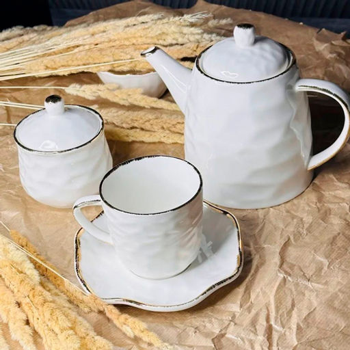 Чайный сервиз 16пр. 300 мл ОФЕЛИЯ в под.уп. Фарфор арт.142-001 /LENARDI/