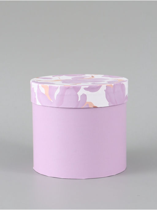 Набор шляпных коробок 5 в 1 «Нежные лилии», 13 × 14 ‒ 19.5 × 22 см