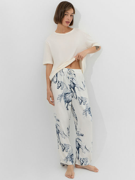 Комплект женский домашний с узором - Mark formelle фото 8