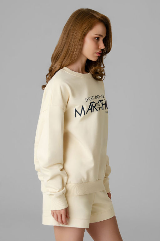 Арт. 2534 Костюм женский с шортами 42-48 (4 шт) Цвет:молочный - Калинка фото 20