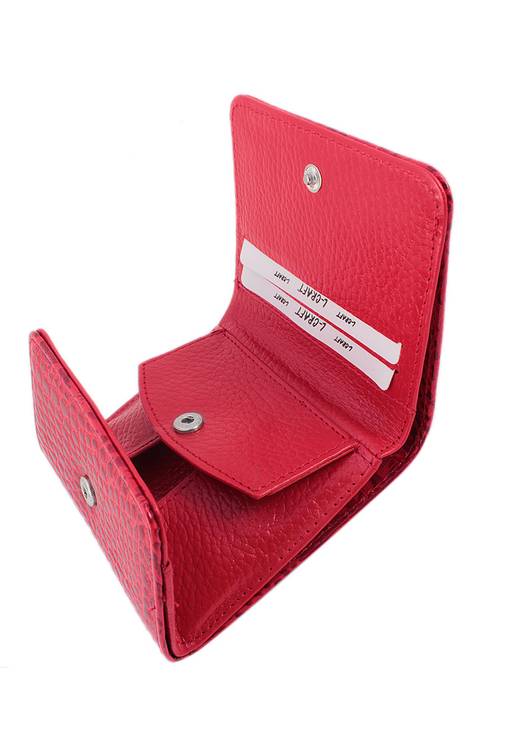 Модель №PL-15 | кожа | крокодил | красный | К209-4 | 18747 - L-craft фото 2