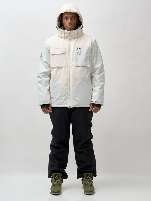 Горнолыжный костюм мужской зимний белого цвета 392Bl - Mtforce фото 11