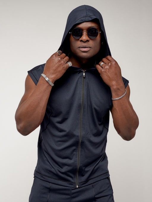 Спортивный костюм летний мужской темно-синего цвета 2262TS - Chunmai фото 16