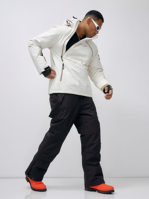 Горнолыжный костюм Leifensh 389Bl мужской анорак зимний белый  фото 22