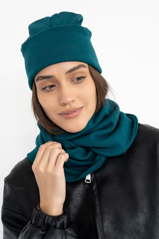 Комплект шапка+снуд