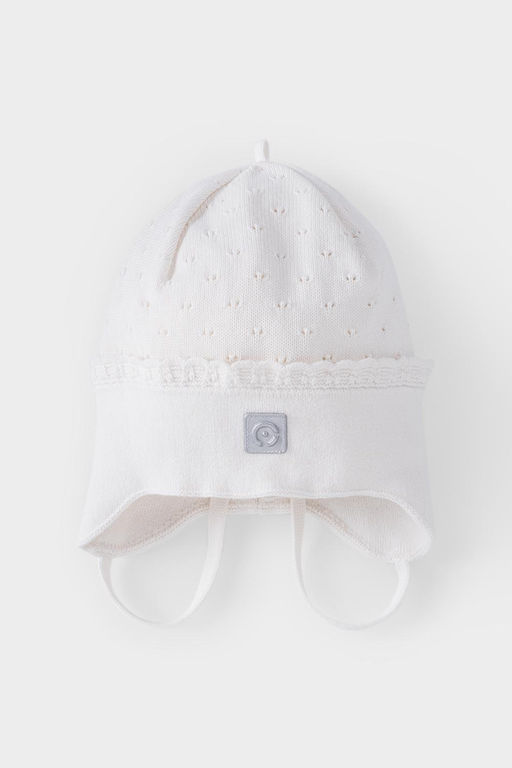 Crockid _ КВ 20343/х/светло-молочный шапка для дев