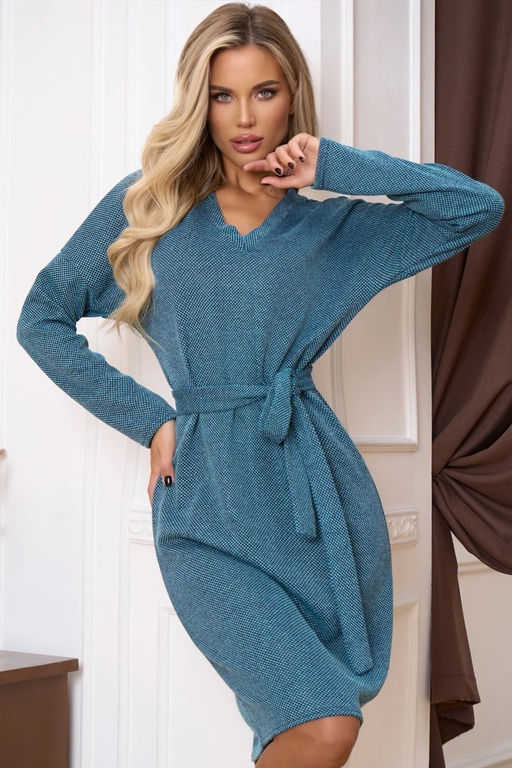 Платье Open Style 7073 зеленый