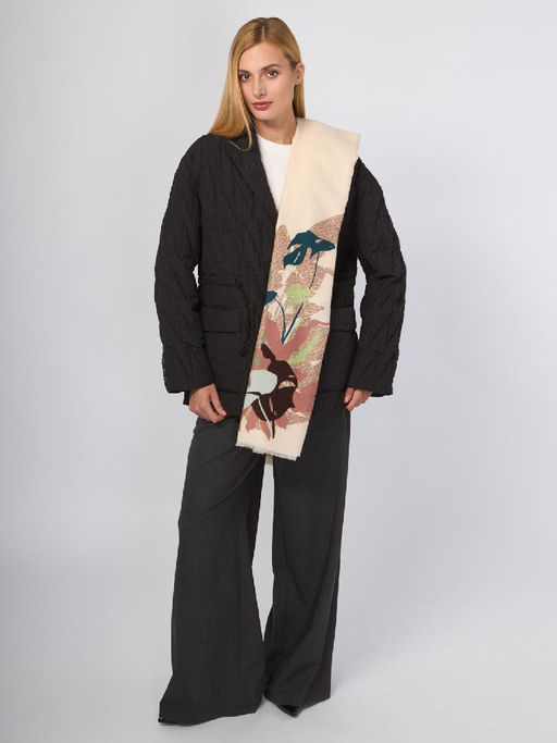 Палантин жен. виск+шерсть 65х190 LBL33-337-03 - Labbra фото 3