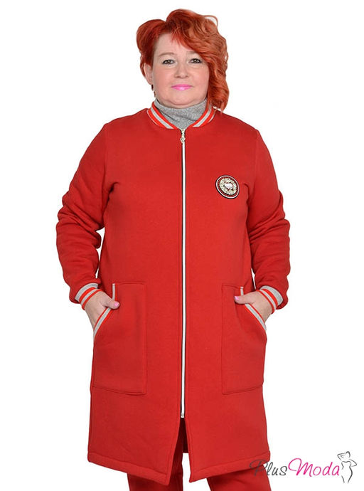 Толстовка Модель №1867 размеры 44-84 - Plusmoda фото 3