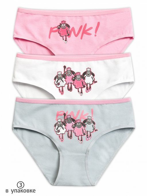 GULB3226/1(3шт. в упаковке) трусы для девочек
