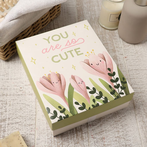 Салфетки махровые Этель. Цветы, 5 шт., 30?30 см, хлопок 100%, зелёные/розовые